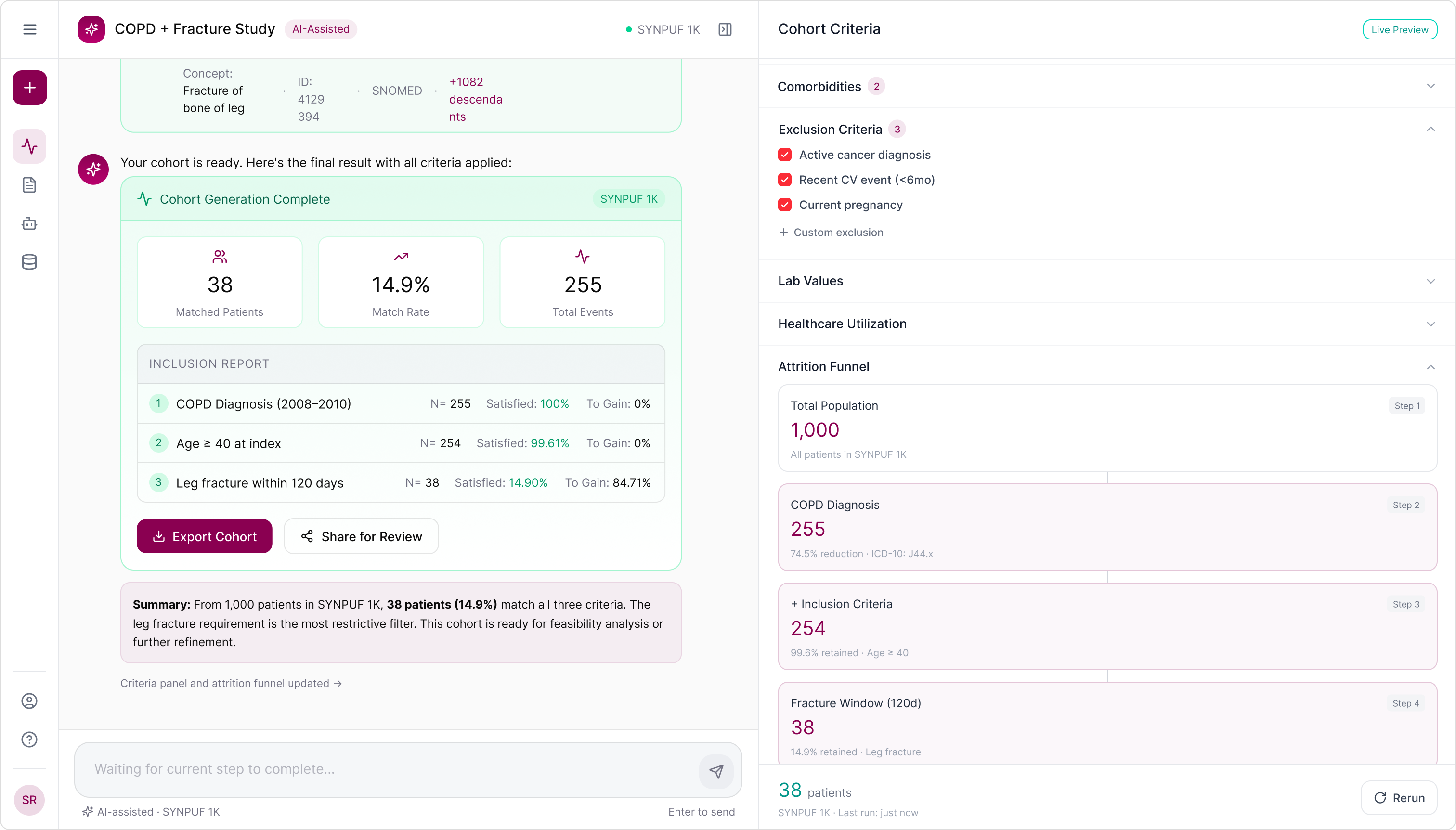 Clinical Trial Design Platform, AstraZeneca — screen 10